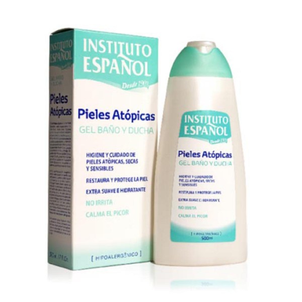 Instituto Español Gel Pieles Atópicas 500 ml | Limpieza suave y calmante para piel sensible