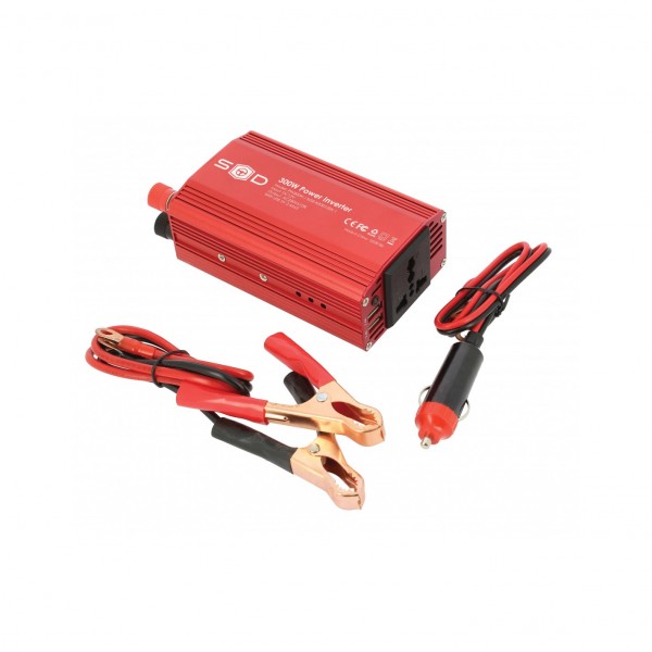 Power Inverter 300W - Convertidor de Energía Compacto y Eficiente