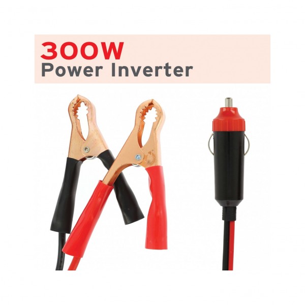 Power Inverter 300W - Convertidor de Energía Compacto y Eficiente