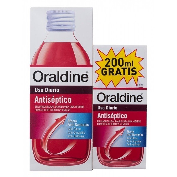 Oraldine Colutorio Antiseptico 400+200 ml Promo