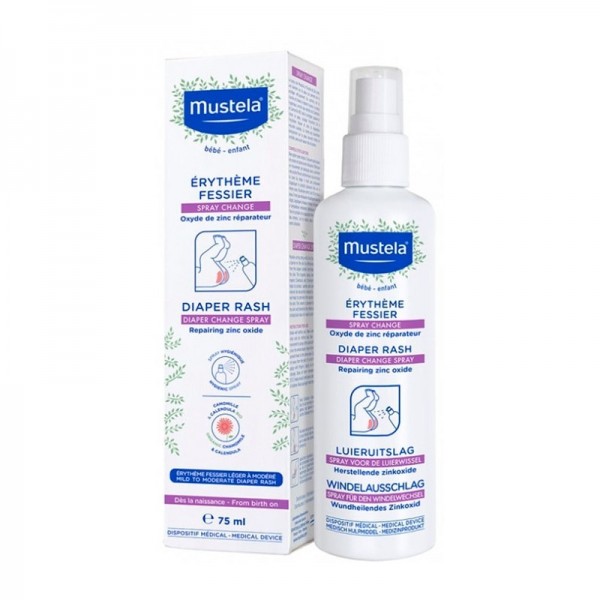 Mustela Spray Cambio De Pañal 75 ml