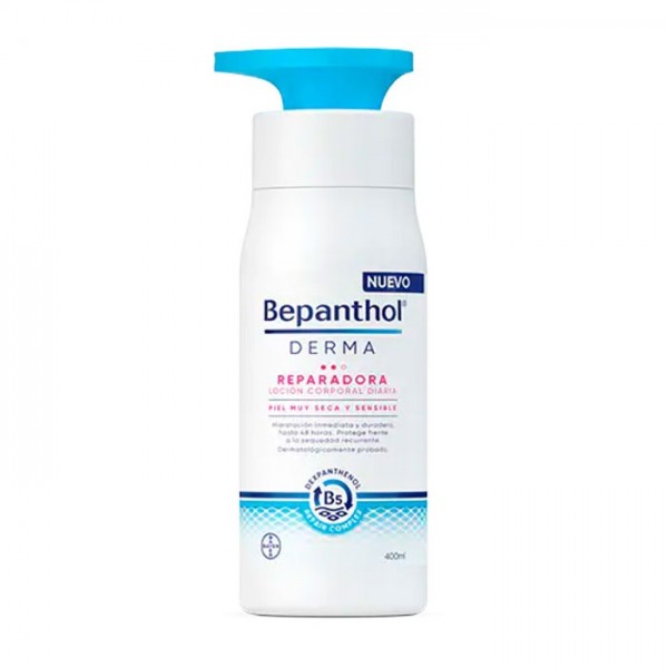 Bepanthol Derma Reparadora Locion Corporal Diaria Piel Muy Seca Y Sensible 400 ml
