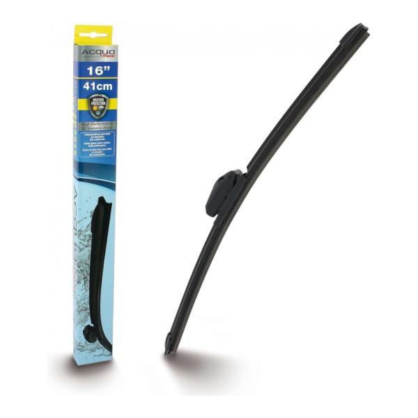 Escobilla Limpiaparabrisas Modelo Aquan41 Ultra Flex Series 16" 41 cm 1 Unidad con 8 Adaptadores
