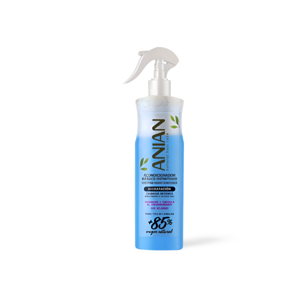 Anian Acondicionador Sin Aclarado Spray 400ml – Hidratación Instantánea y Antiencrespamiento