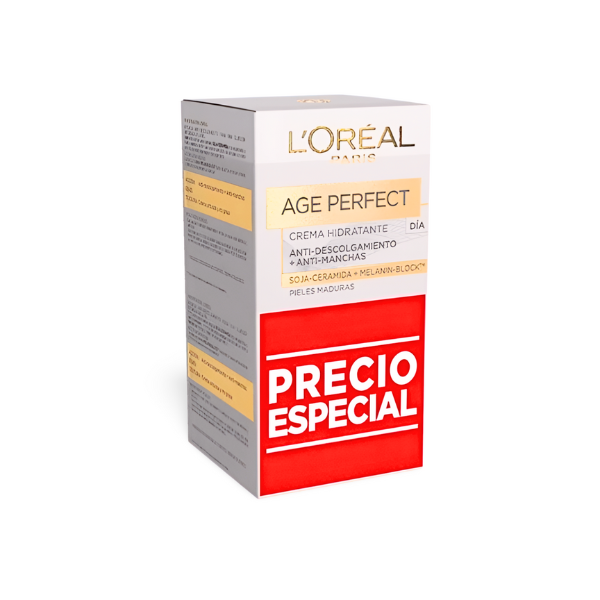 L’Oréal Age Perfect Día Pack Ahorro 2x50 ml | Firmeza, luminosidad y cuidado antiedad diario