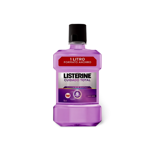 Listerine Cuidado Total 1000 ml - Higiene Bucal Avanzada con 6 Beneficios en 1