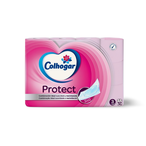 Colhogar Papel Higiénico Triple Capa – Paquete de 12 Rollos, Suavidad y Resistencia con Tecnología Odor Block