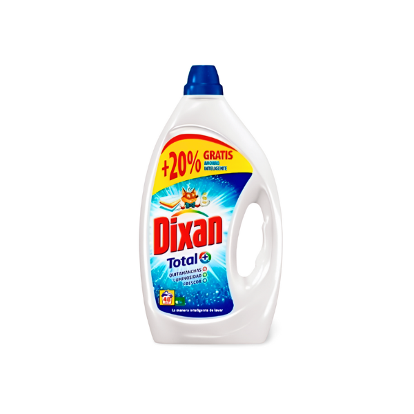 Dixan Total: Detergente con 48 Dosis GRATIS para una Limpieza y Frescura Revolucionarias