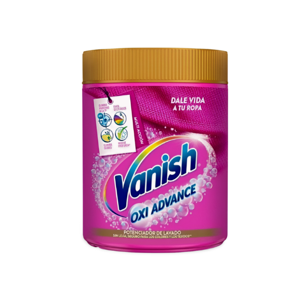 Vanish Oxi Advance Quitamanchas en Polvo 400g + 400g GRATIS - Limpieza Profunda y Cuidado de Prendas