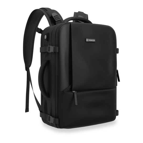 Mochila Explorer Backpack 20L Negra – Comodidad y Seguridad para Viajes y el Día a Día