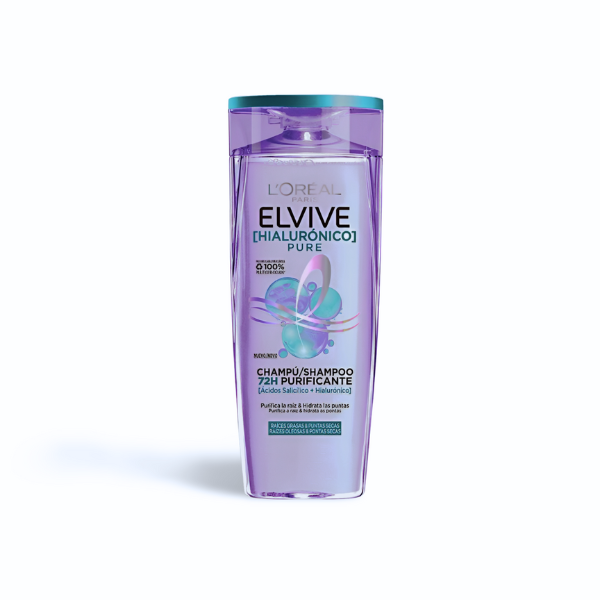 Elvive Champú Hialurónico 380ml: Hidratación Profunda y Volumen para un Cabello Revitalizado