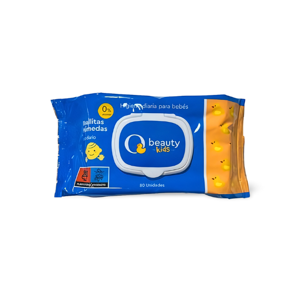 Q Beauty Toallitas Húmedas Infantiles 80 Uds: Suavidad y Cuidado para la Piel de tu Bebé
