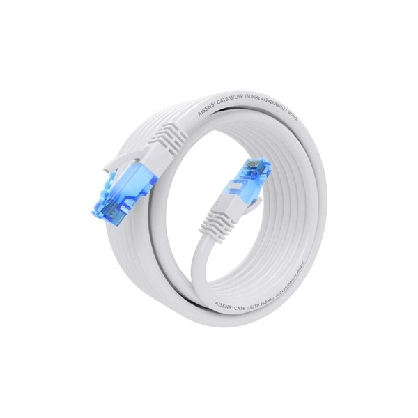 Aisens cable rj45 cat.6 utp awg26 cca blanco 4.0