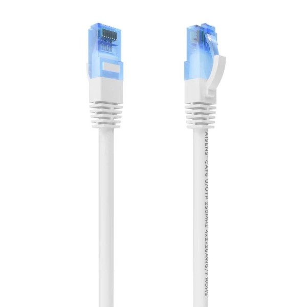 Aisens cable rj45 cat.6 utp awg26 cca blanco 4.0