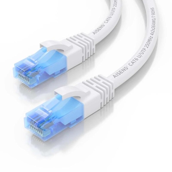 Aisens cable rj45 cat.6 utp awg26 cca blanco 4.0