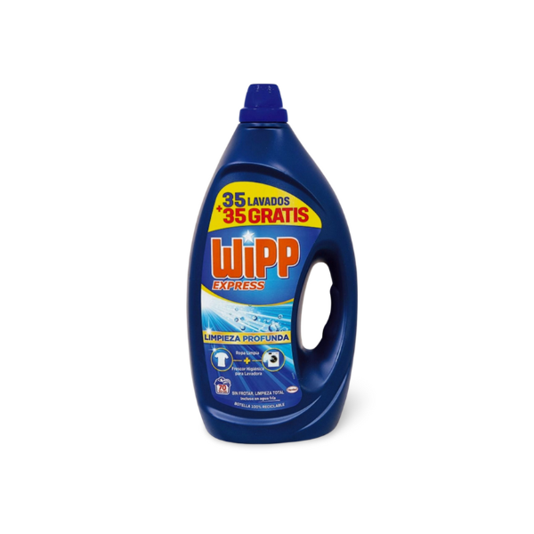 Wipp Express Gel Limpieza Profunda - 70 Lavados (35+35 Gratis)