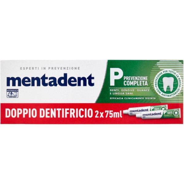 Mentadent p prevencion completa dentifrico 75ml