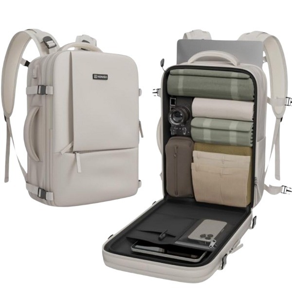 Mochila Explorer Backpack B40 20L – Apta para Cabina, Compartimentos Organizadores y Puerto USB