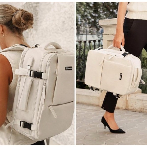 Mochila Explorer Backpack B40 20L – Apta para Cabina, Compartimentos Organizadores y Puerto USB