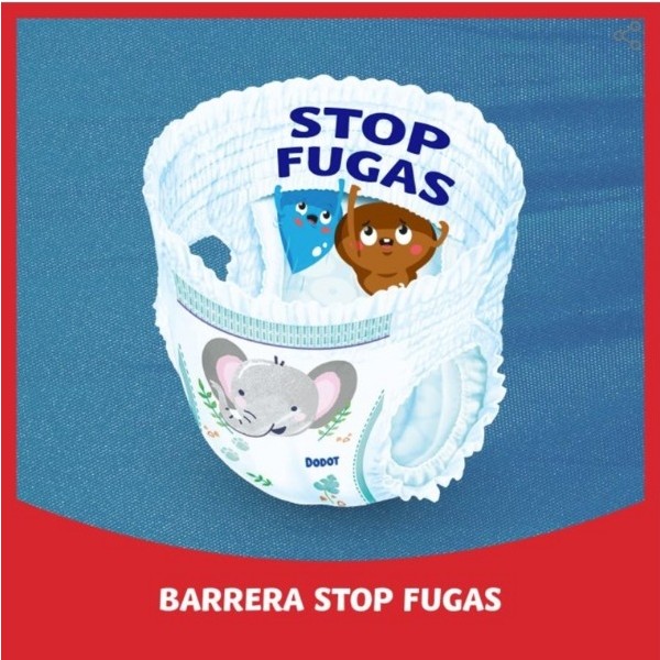 Dodot Pants Talla 4 (9-15 kg) – Pack Ahorro 3x33 Uds. con Ajuste 360° y Protección Antifugas