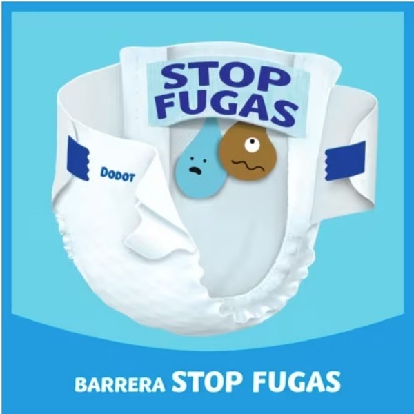 Dodot Bebé Seco Talla 4 (9-14 kg) | 116 pañales con hasta 12 h de sequedad